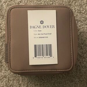 Dagne Dover Arlo Tech Pouch in Dune